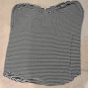 Loft Striped Drapey Tee